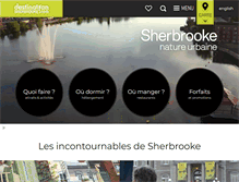 Tablet Screenshot of destinationsherbrooke.com